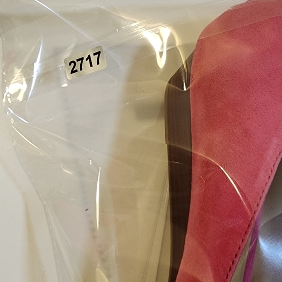 TALBOTS Pink Leather upper suede Open Toe  shoes size 10× - Picture 15 of 15